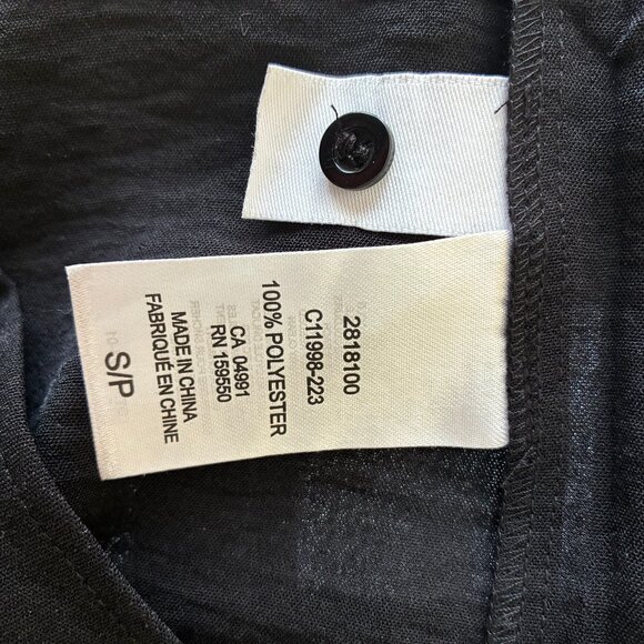 Dalia Black Blouse NWOT - Picture 5 of 7